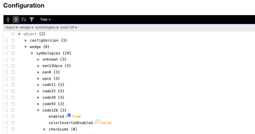 Symbology Configuration