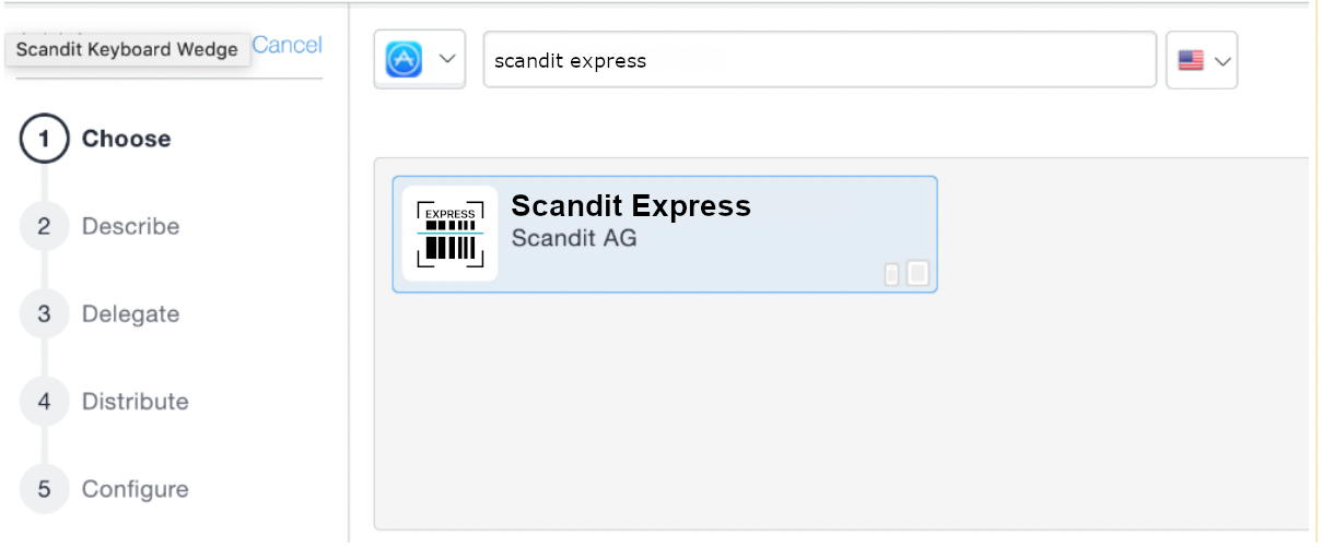 Add Express to App Catalog