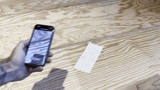 Label Capture workflow for scanning receipts